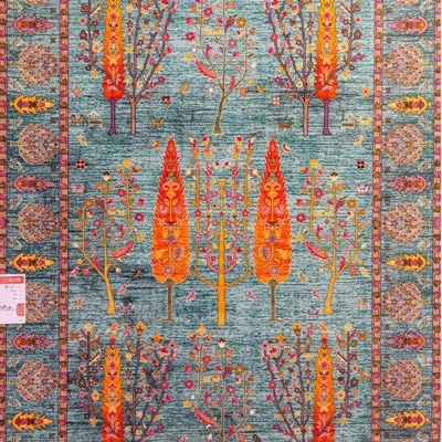 فرش ماشینی مدرن/فانتزی لیلیوم ۶ متری فرشینه